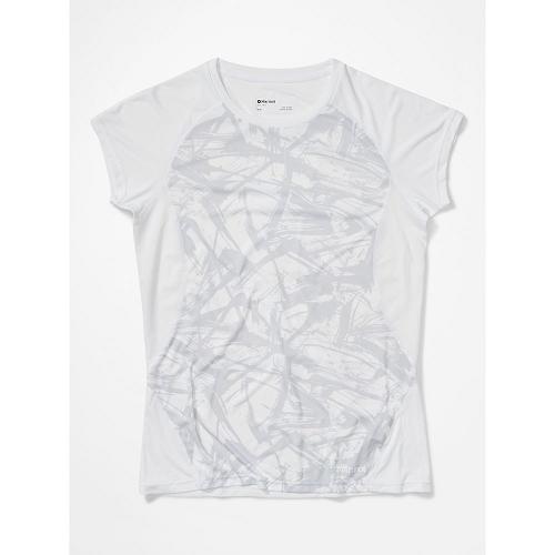 Marmot Crystal T-Shirts For Womens White RHS051478